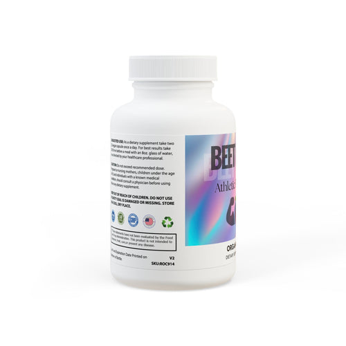 BeetBloom Organic Beetroot Supplement (60 Capsules)
