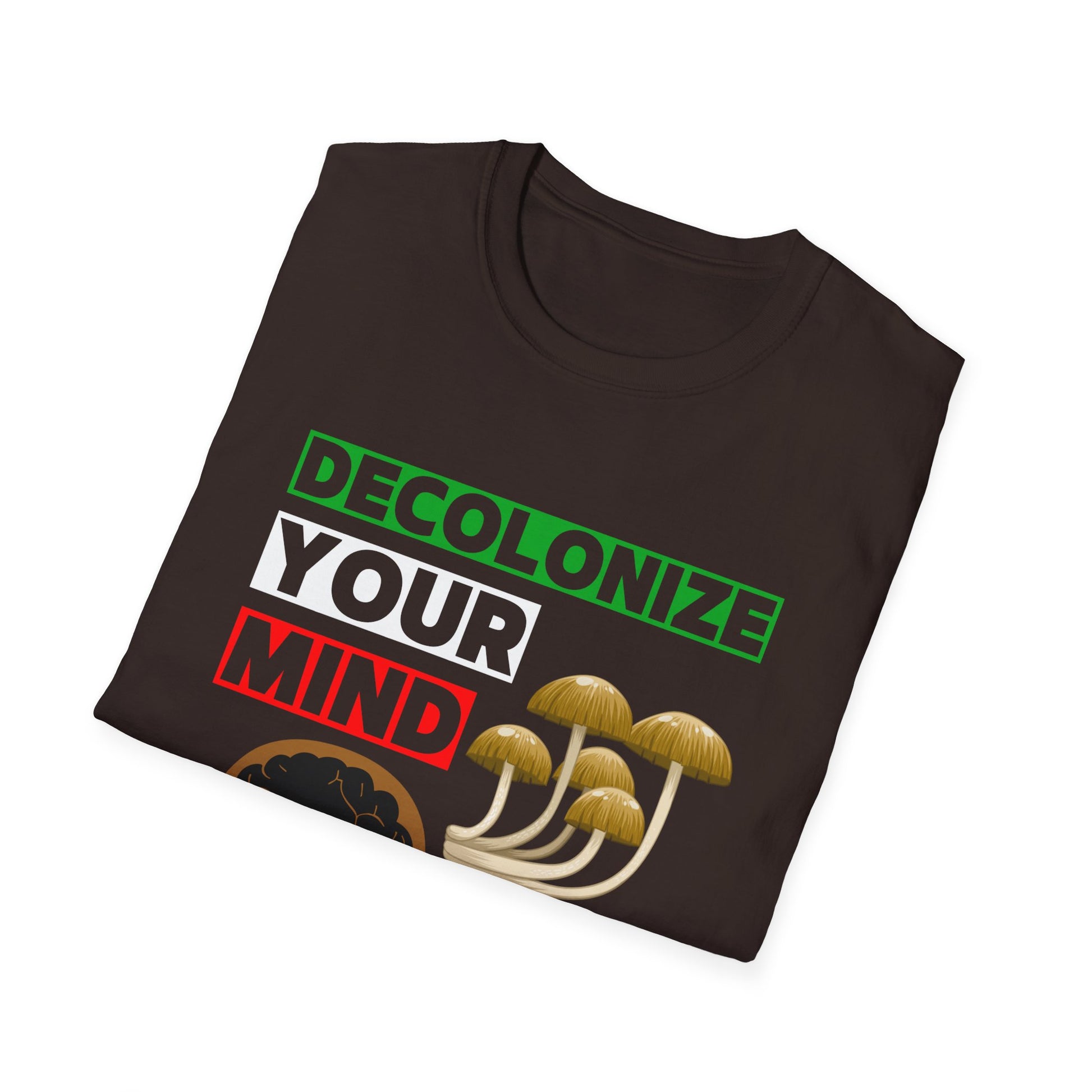 Decolonize Your Mind | Mushroom Medicine Unisex T-Shirt