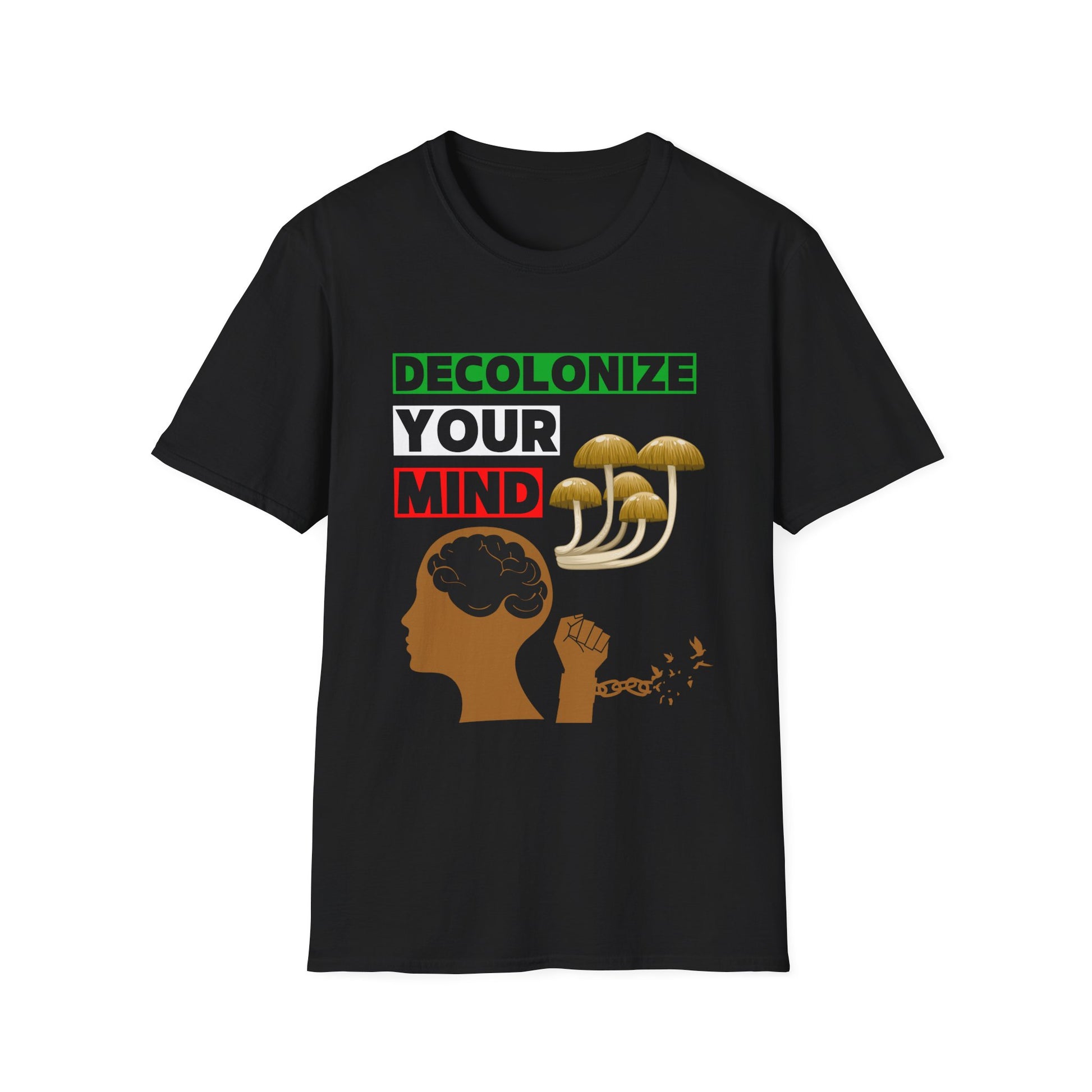 Decolonize Your Mind | Mushroom Medicine Unisex T-Shirt