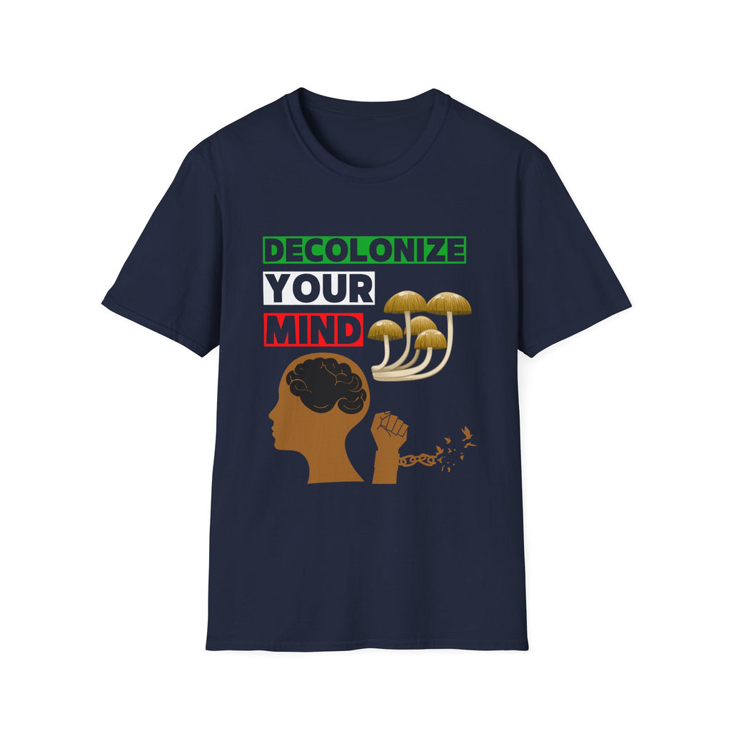 Decolonize Your Mind | Mushroom Medicine Unisex T-Shirt