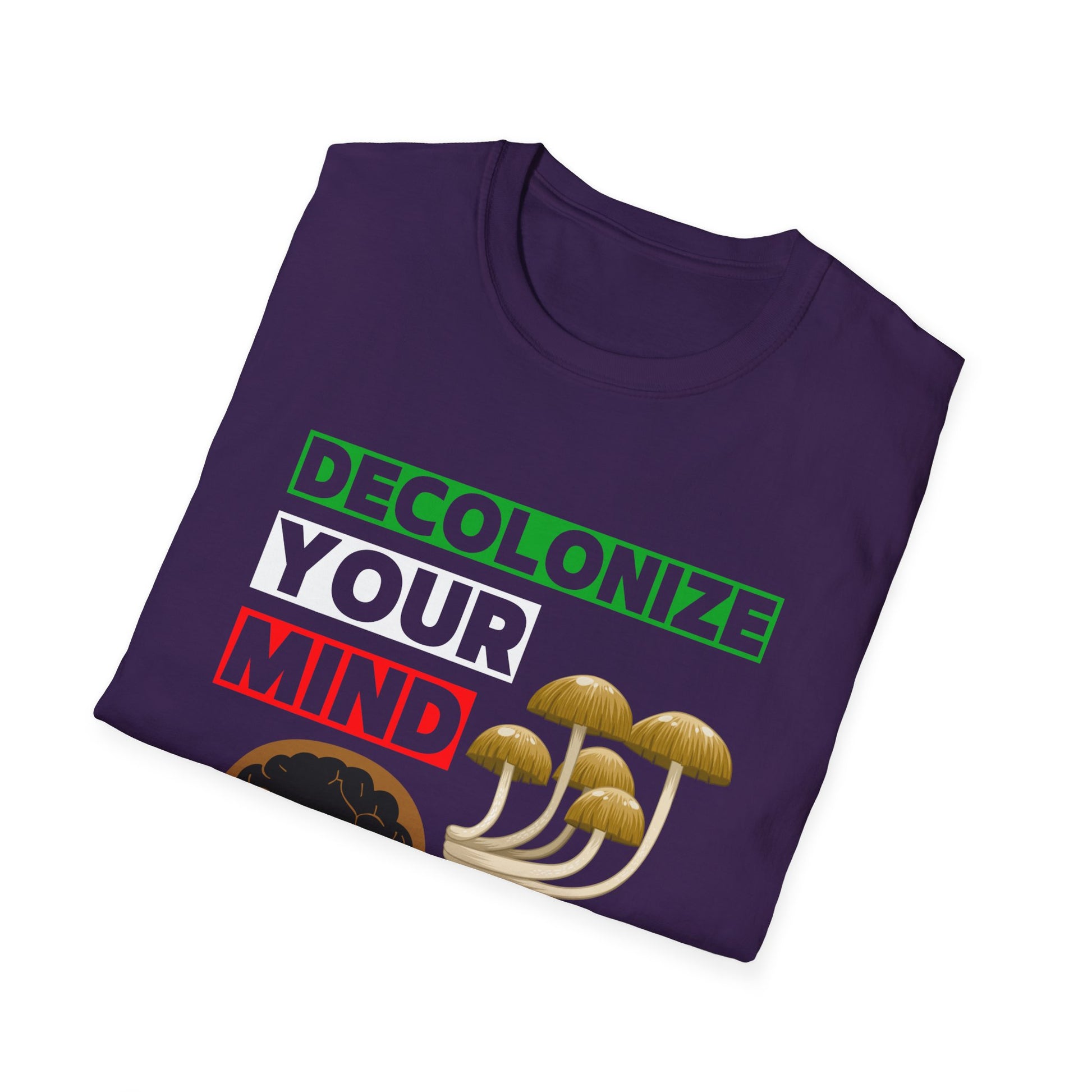 Decolonize Your Mind | Mushroom Medicine Unisex T-Shirt