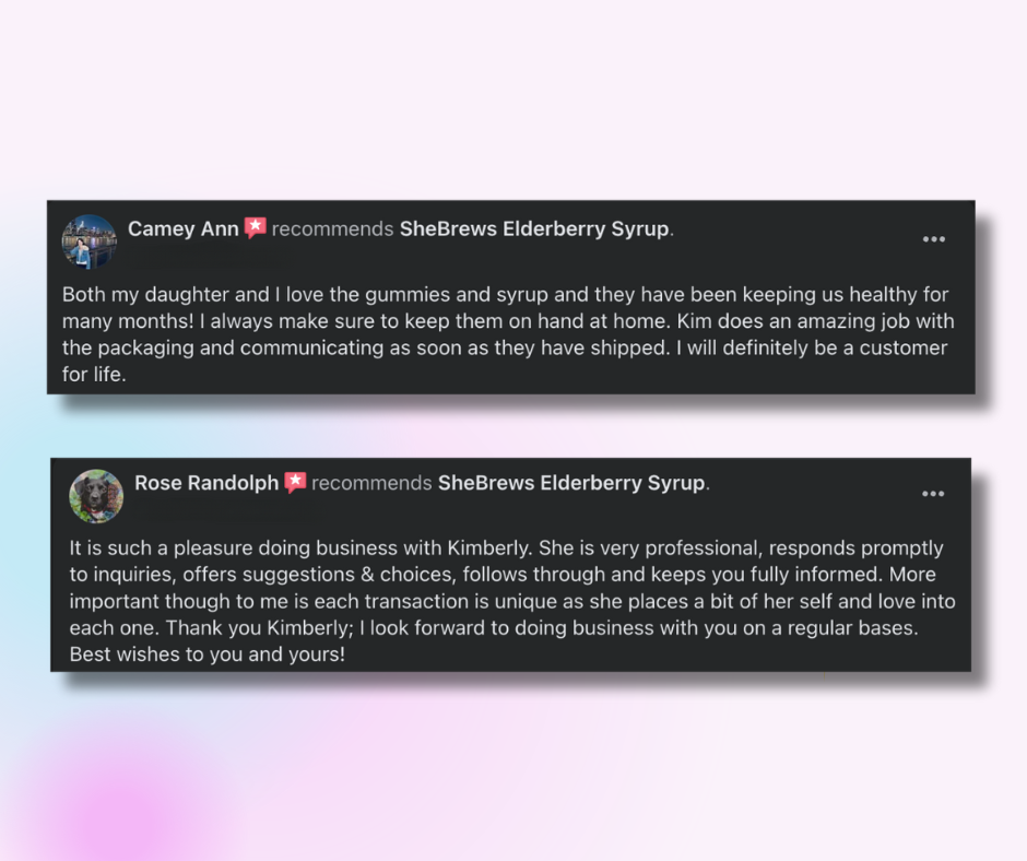 8oz Elderberry Syrup Tonic – Immune Support for the Whole Family