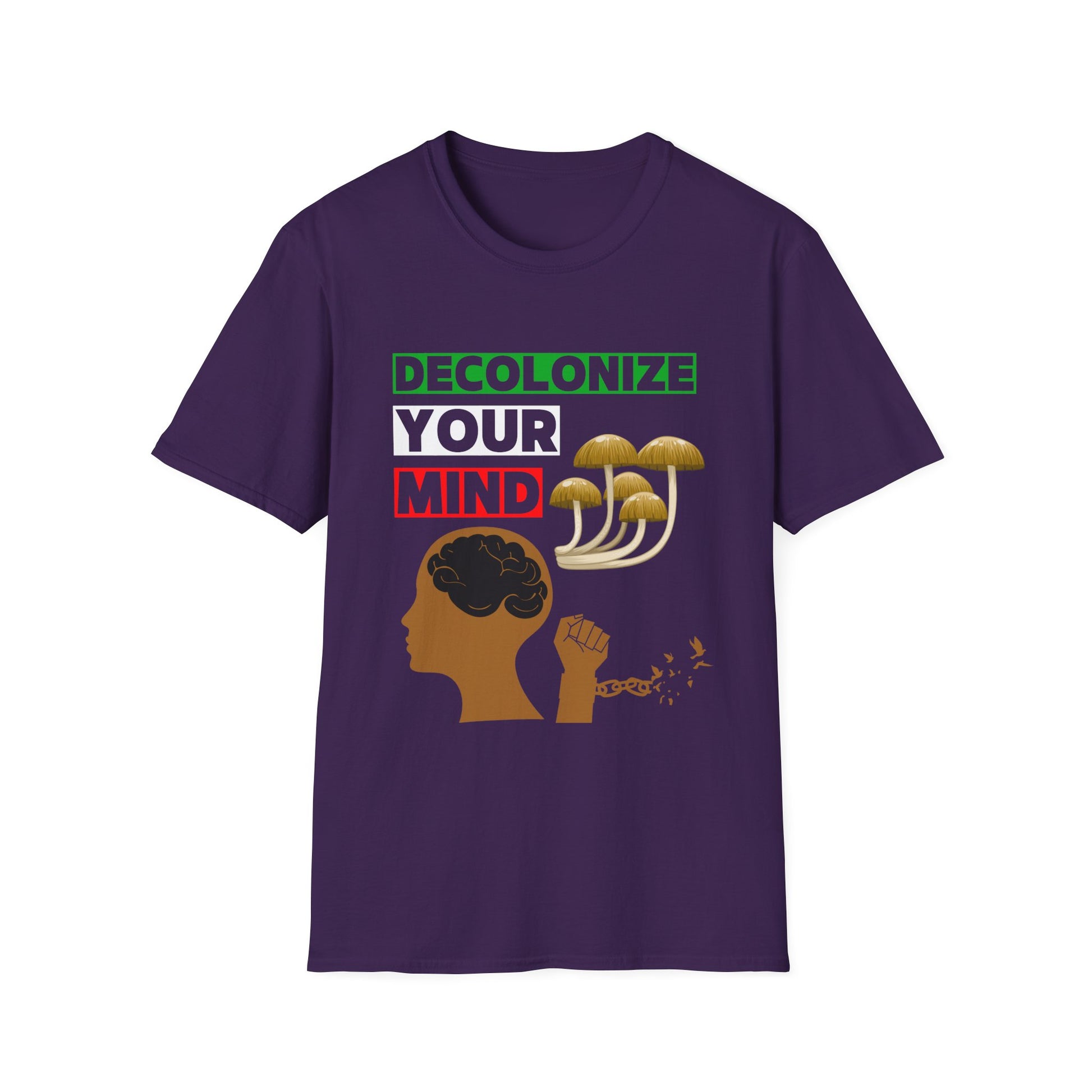 Decolonize Your Mind | Mushroom Medicine Unisex T-Shirt