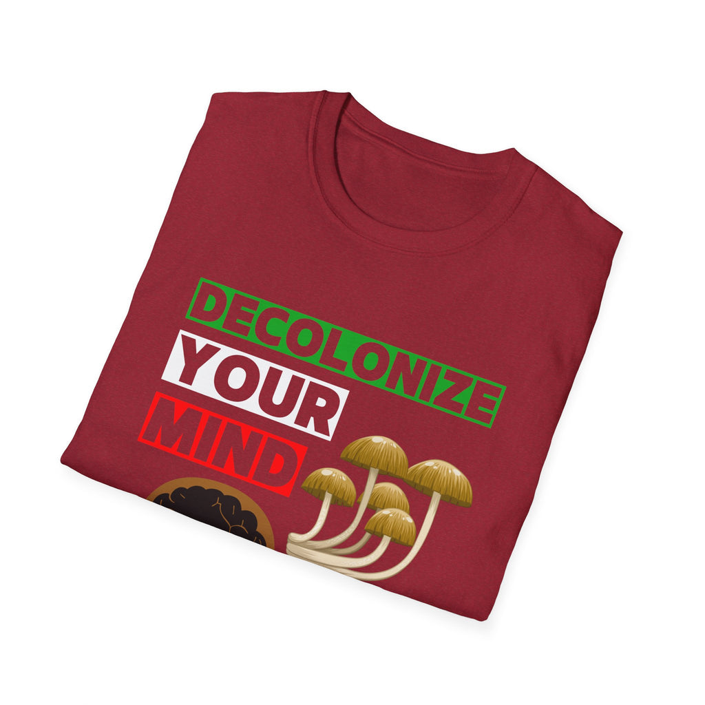 Decolonize Your Mind | Mushroom Medicine Unisex T-Shirt