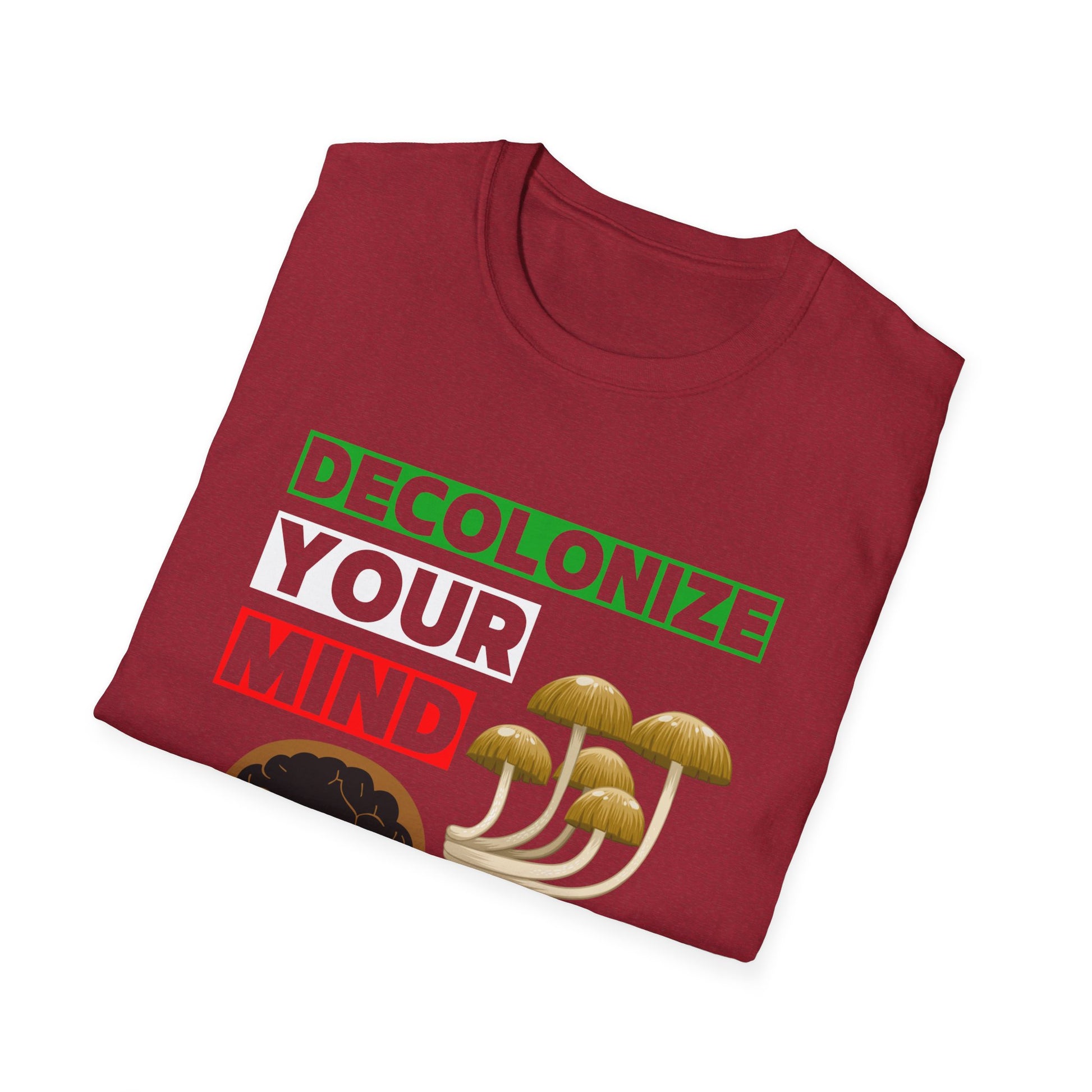 Decolonize Your Mind | Mushroom Medicine Unisex T-Shirt