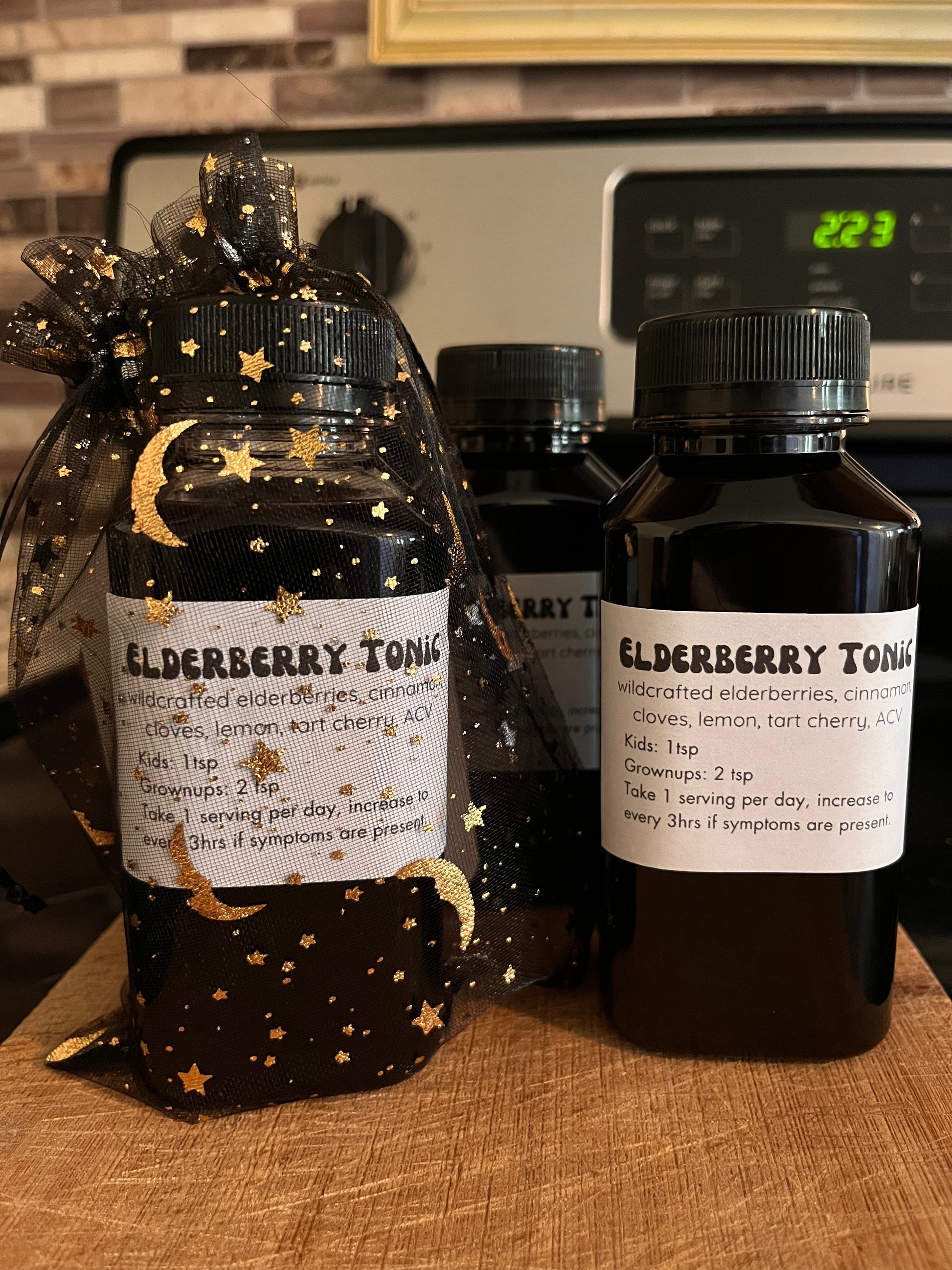 Two Bottle Bundle | 8oz Elderberry Syrup Tonic – Immune Support for the Whole Family (Copy)