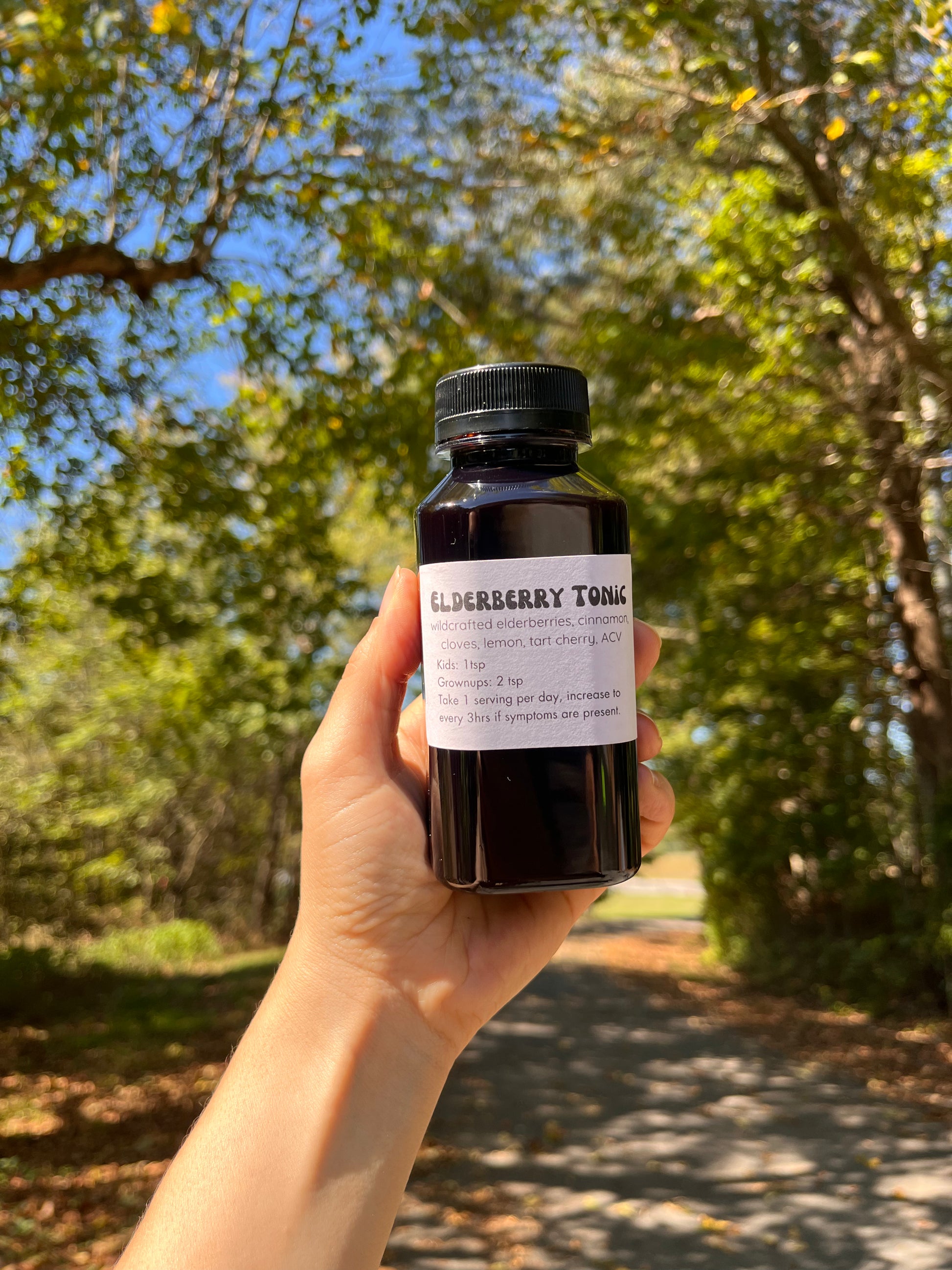 8oz Elderberry Syrup Tonic – Immune Support for the Whole Family