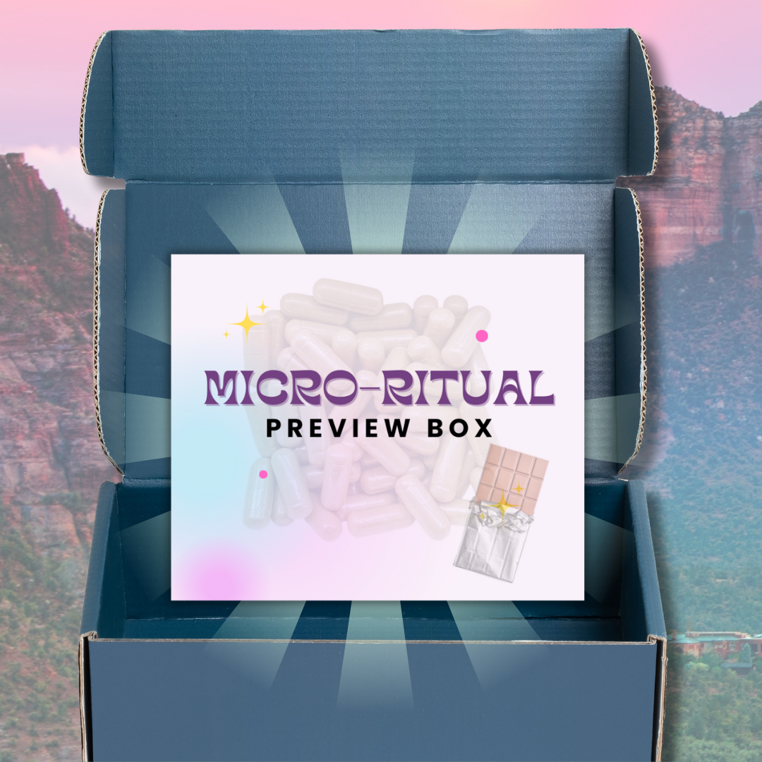 NeuroBloom Vegan Mushroom Microdosing Ritual Preview Sampler Box | Sacred Mushroom Microdosing For Healing